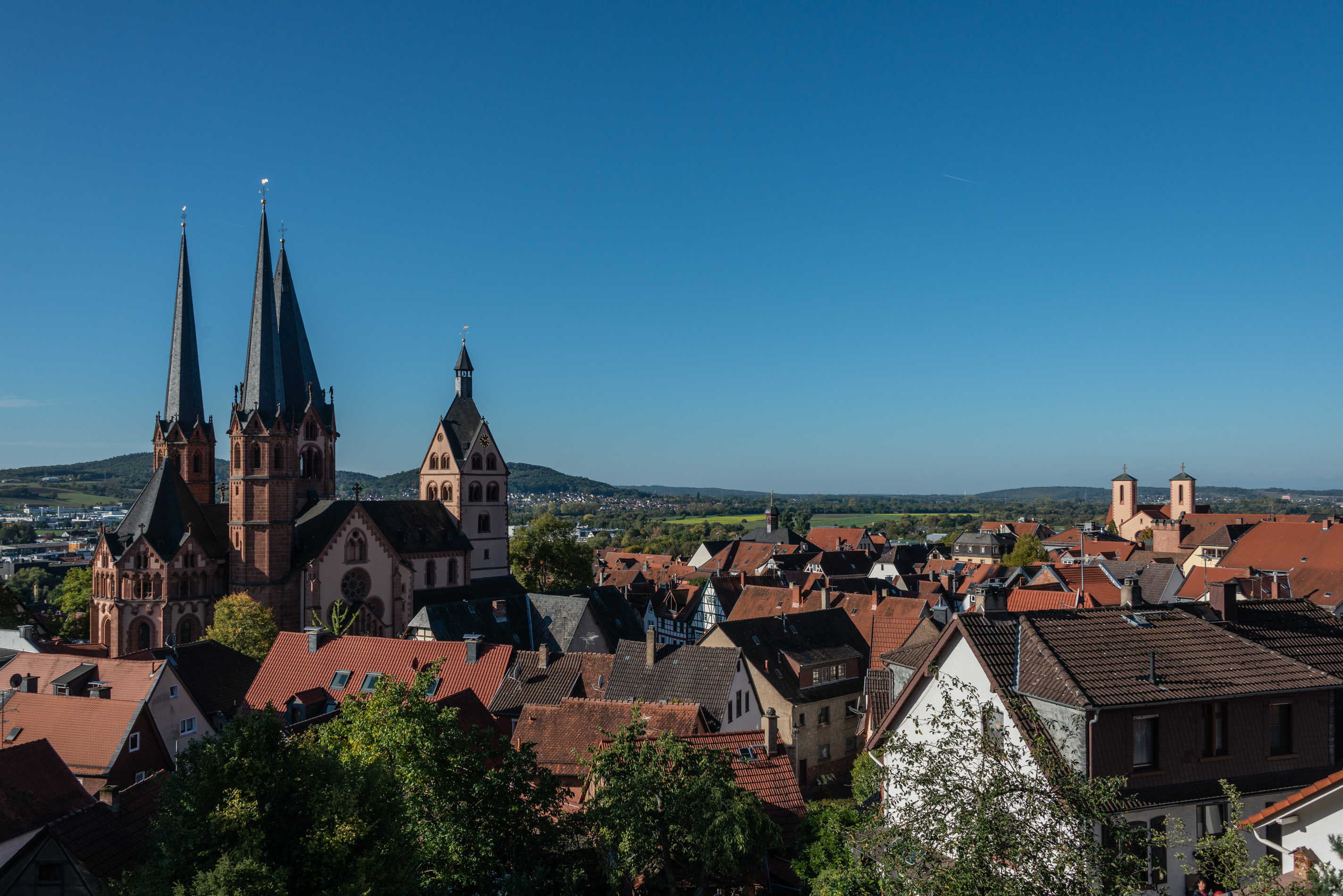 Uwe Röhren Blick über Gelnhausen